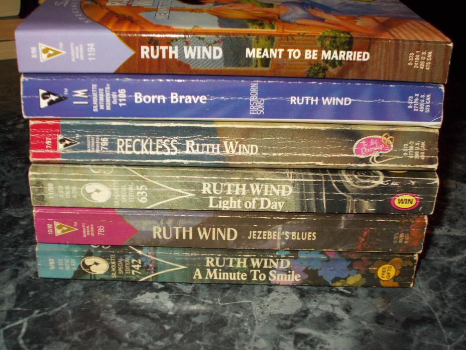 Silhouette Ruth Wind lot of 6 contemporary romance paperbacks