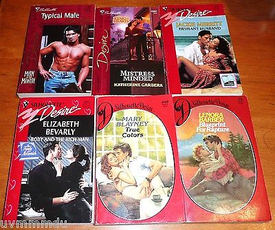 lot of 6 Silhouette Desire : True Colors / Hesitant Husband / Mistress Minded ++