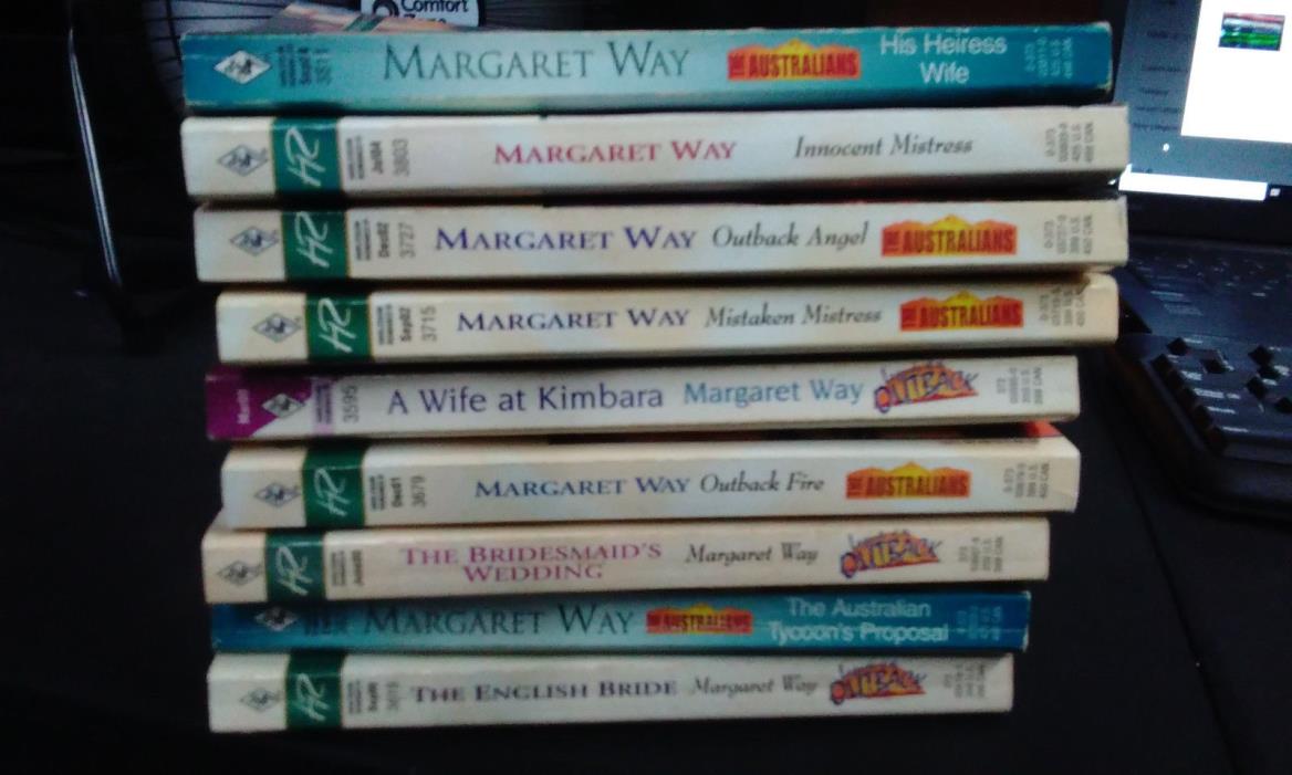 9 Margaret Way Harlequin Romances Australians Legends of Outback See List