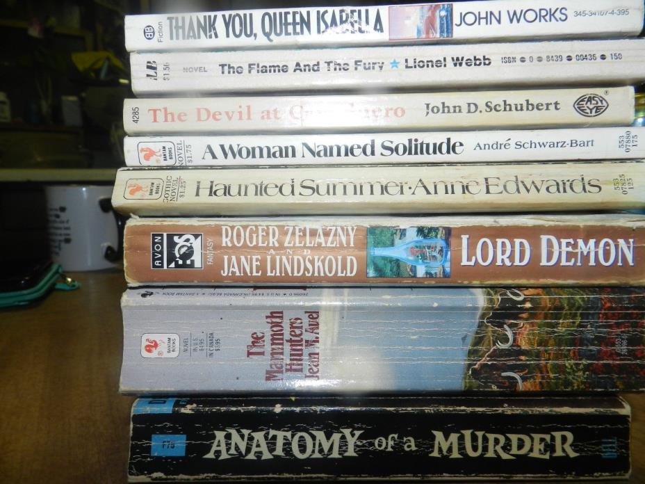 8 Mixed Book Lot
