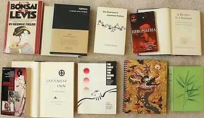 Lot 10 Japan books -art culture history America Calendar Hiroshima Bonsai Levis