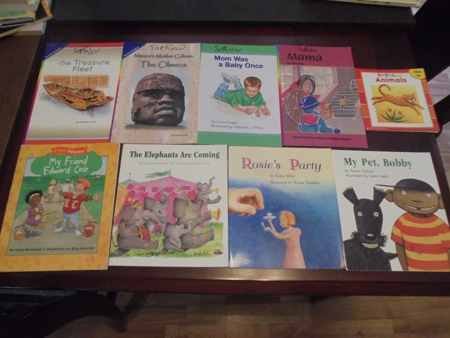 Lot of 9 Children's Early Reader Illustrated Paperback Books Foresman Mifflin