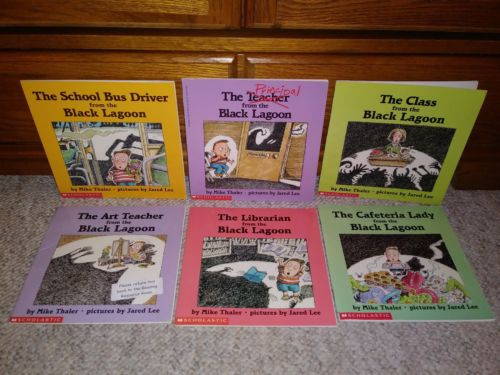 Lot of 6 BLACK LAGOON picture MIKE THALER PRINCIPAL CAFETERIA LADY BUS DRIVER