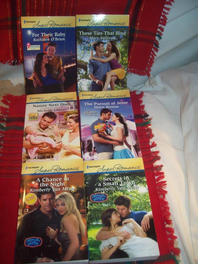 SUPER ROMANCE Harlequin BOOKS~collection of 6 paperback from 2011