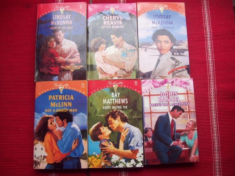 Silhouette Special Edition ROMANCE NOVELS~6 paperback BOOKS~H23