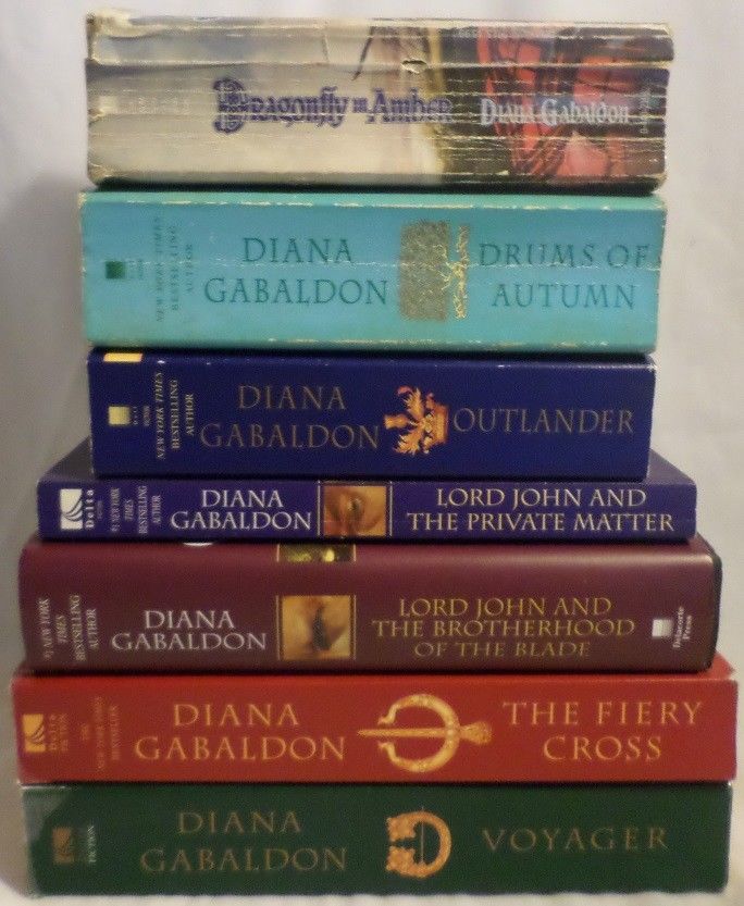 7 DIANA GABALDON - 1-5 OUTLANDER TV Series & Lord John LOT