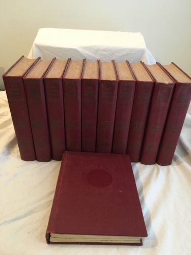 New Standard Encyclopedia 10 Volumes 1941 Complete & Quarterly World Progress