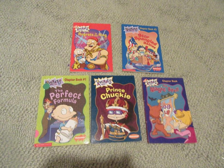Lot of 5 Nickelodeon Rugrats Children Chapter Books SC Scholastic RL3 Magic Spel