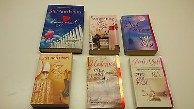Lot of 6 Romance  Books - Stef Ann Holm - 5 Paperback + 1 Hardback