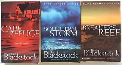 3 PBs TERRI BLACKSTOCK #1,2,4 in CAPE REFUGE Series Trade-Sized