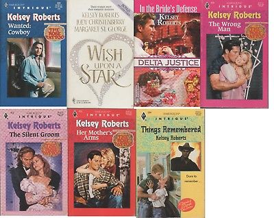 Kelsey Roberts lot of 7 mass-market paperbacks good condition romance Harlequin