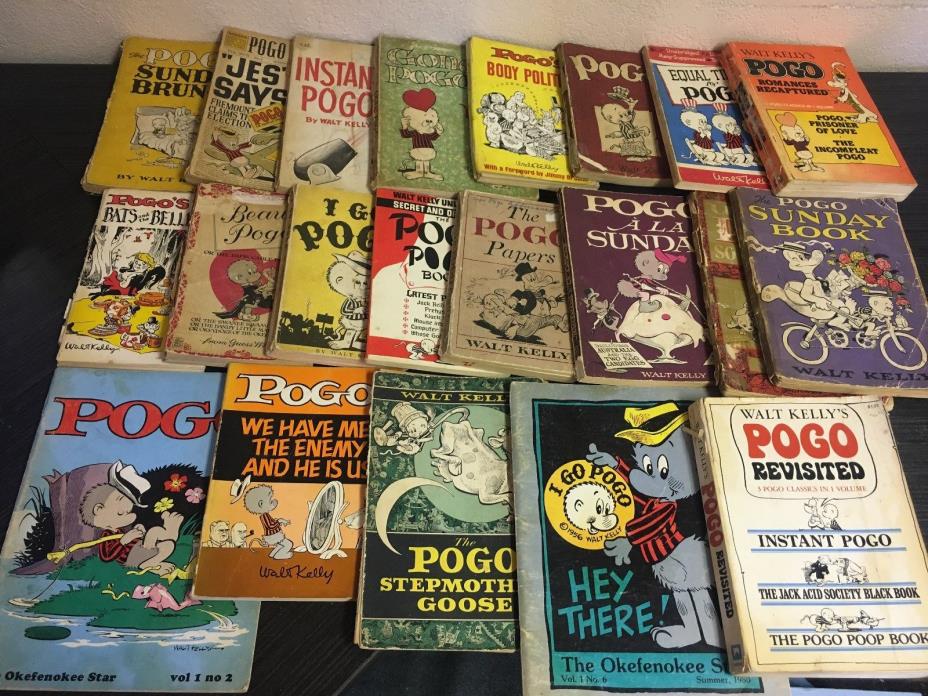 Lot 21 Pogo Books - Walt Kelly