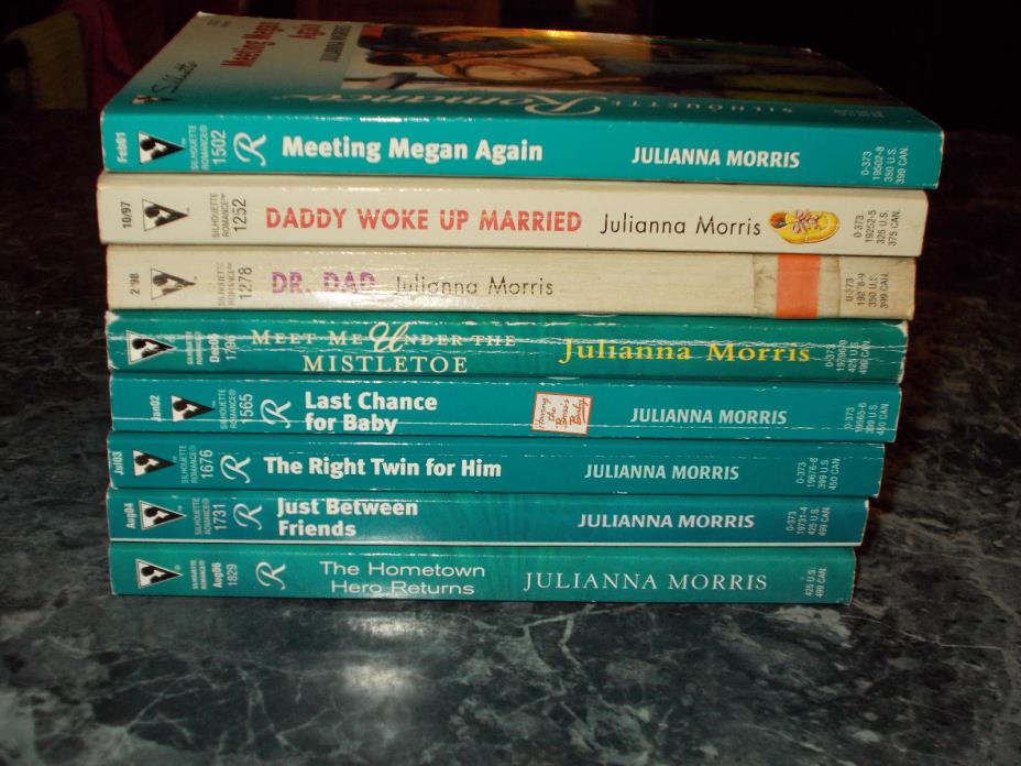 Silhouette romance Julianna Morris lot of 8 contemporary romance paperbacks
