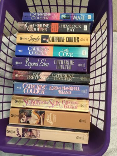 10 Catherine Coulter Used Paperback Books