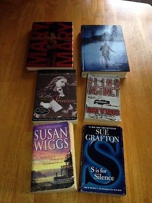 Lot of 6 Books, 2 Hardcover, 4 Paperback