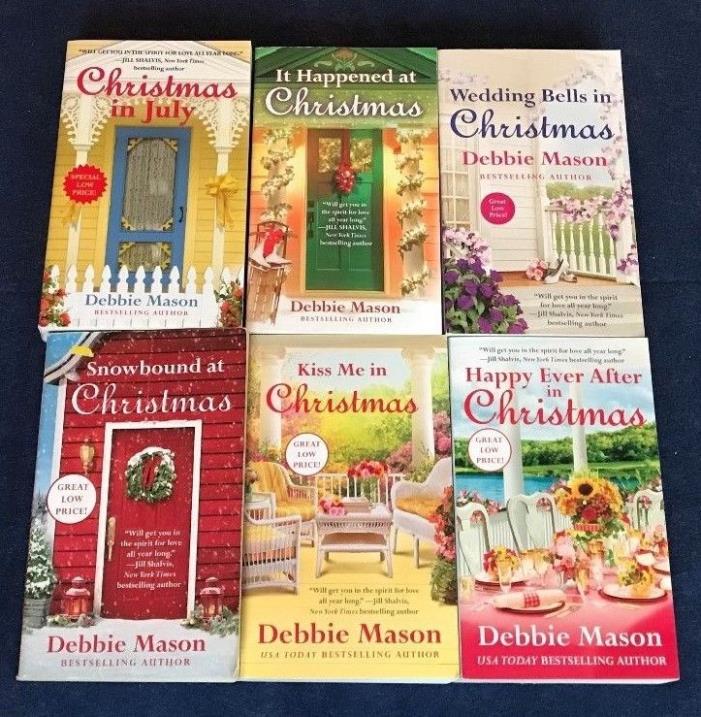 LOT of 6 CHRISTMAS, COLORADO NOVELS #2-7 by DEBBIE MASON, Christmas in July