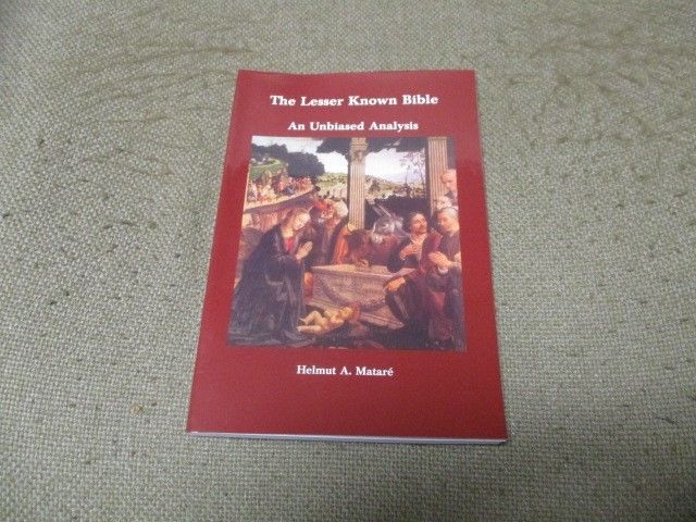 New - The Lesser Known Bible by Helmut Matare 5140 copies. can organize shipping