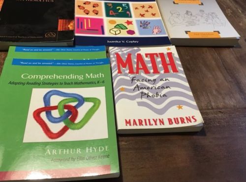 Math Books 5-book lot, Teaching Strategies for Elementary School Students