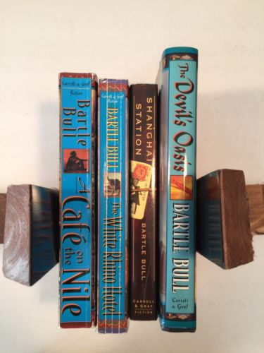 Lot Of 4 Bartle Bull Books 3 PB & 1 HC ( Cafe On The Nile, The White Rhino Hotel