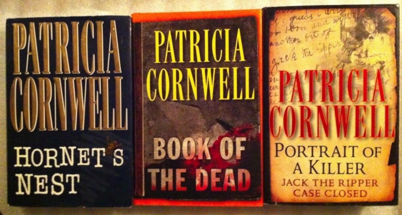 Lot #6-23 Patricia Cornwell - 3 Mystery/Suspense Novels in Hard Cover