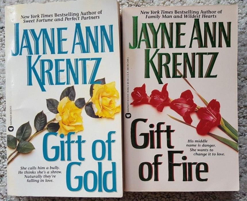 Jayne Ann Krentz ~ GIFT SERIES - Gift of Gold / Gift of Fire (Lot 2)