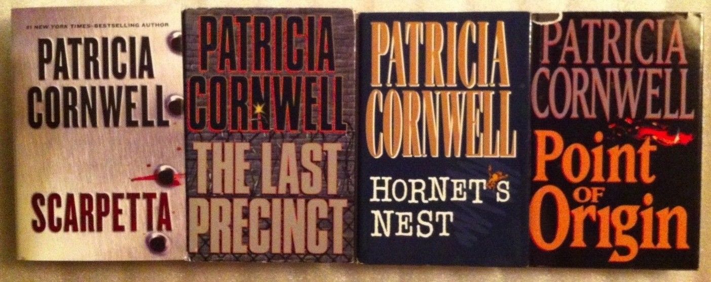 Lot #6-22 Patricia Cornwell - 4 Mystery/Suspense Novels