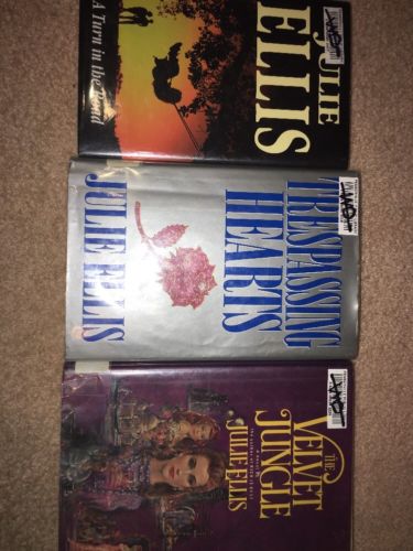 4 Julie Ellis HC: A Turn In The Road, Trespassing Hearts & Velvet Jungle