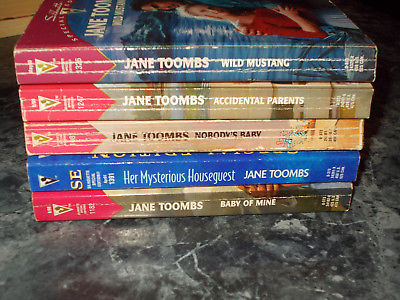 Silhouette Jane Toombs lot of 5 contemporary romance paperbacks