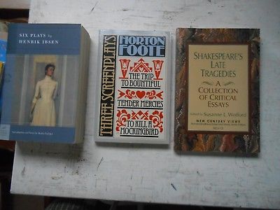 3 Drama / Play Paperback Books, Lot of Three BOGO