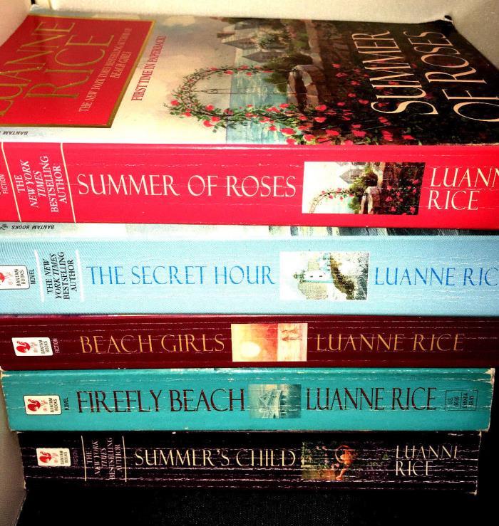 LUANNE RICE Lot of 5 Romance Novels Beach Seaside paperbacks
