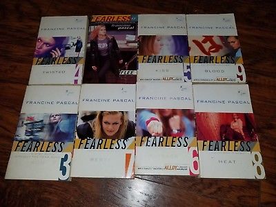 Lot of 8 Fearless by Francine Pascal, paperbacks, 3, 4,5,6,7,8.9. 17