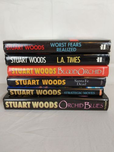Lot of 5 Stuart Woods Books Mystery Fiction Hardcover