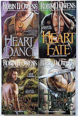 6 PBs #5-9 & #13 in CELTA Series ROBIN D. OWENS Trade-sized HEART:Dance/Journey+