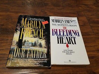Lot of 2 Marilyn French paperbacks, The Bleeding Heart, Our Father
