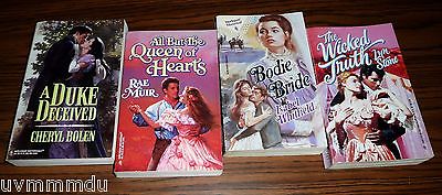 lot of 4 Harlequin Historical Bodie Bride / The Wicked Truth / A Duke Deceived +
