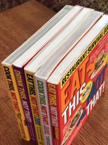 Lot Of 5 ( Eat This Not That) No Diet Weight Loss Solution Books; Brand NEW