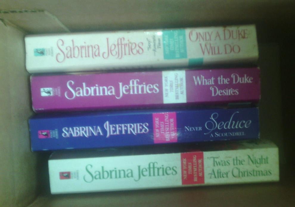 sabrina jeffries - romance novel - lot x4 books