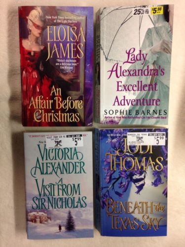 Lot of 4 PB Historical Romance JODI THOMAS - ELOISA JAMES - SOPHIE BARNES