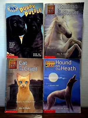 Animal Ark Hauntings 1 2 6 and Animal Ark Pets 1 Paperback Chapter Book Lot