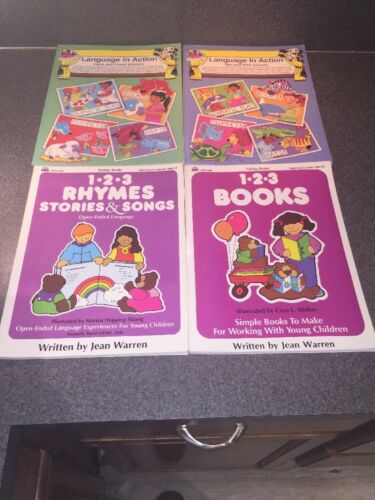 Lot of 2 Wendy's Bookwork’s And 2 Totline. Kids Theater Books
