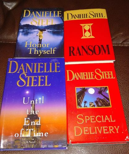 Lot of 4 Danielle Steel Hard Back Books Honor Thyself, Ransom, Special Delivery