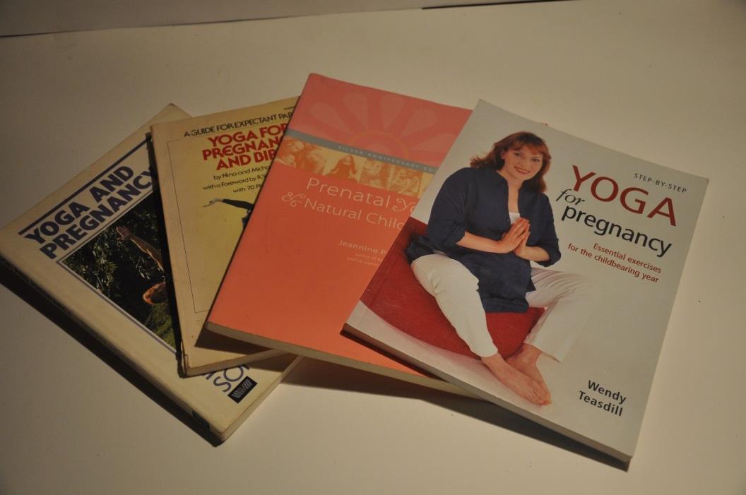Lot of 4 Yoga and Pregnancy Books