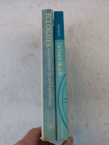 Guy Davenport LOT OF TWO BOOKS: Eclogues & Da Vinci's Bicycle  Softcovers