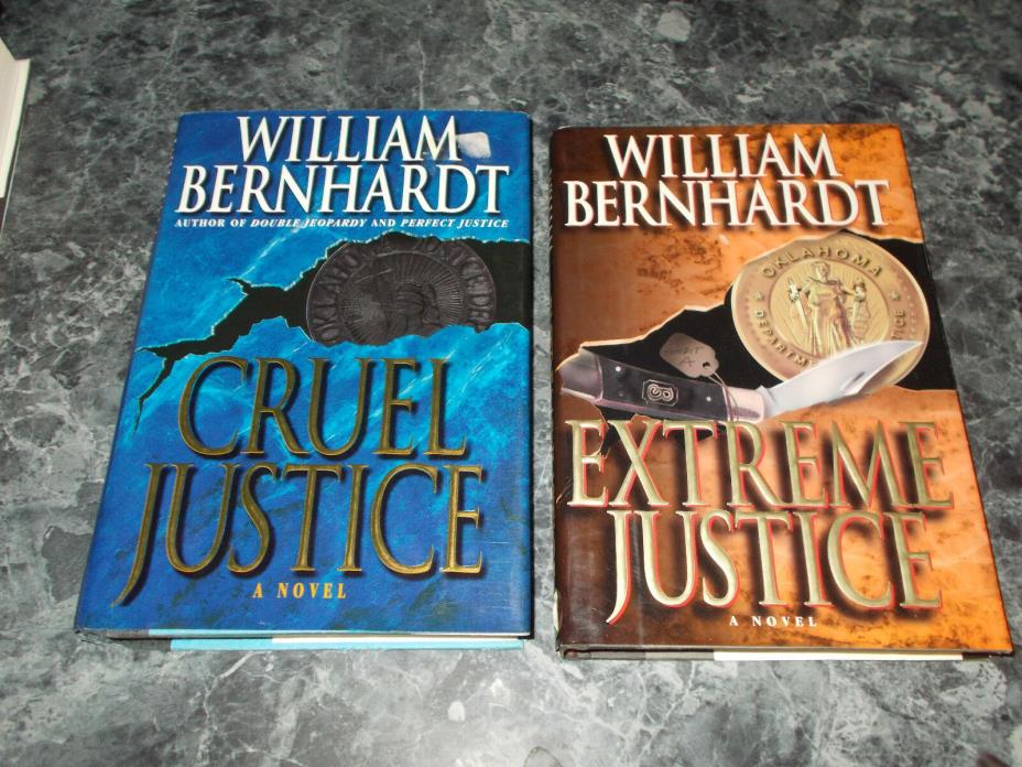 William Bernhardt lot of 2 suspense hardcover