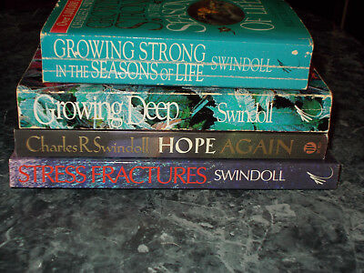 Charles R Swindoll lot of 4 mixed