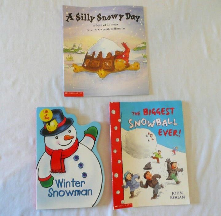 Lot-Snow * A Silly Snowy Day, Winder Snowman, The Biggest Snowball * Children