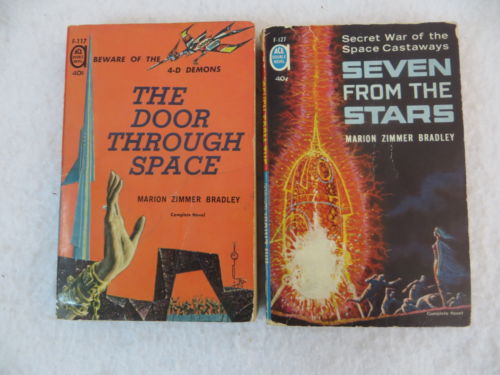 Marion Zimmer Bradley DOOR THROUGH SPACE / SEVEN FROM THE STARS  2 Ace Double
