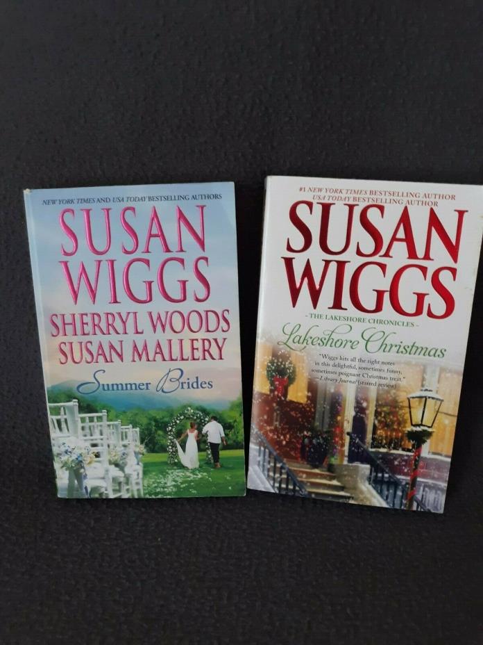 Susan Wiggs Lot of 2 Paperbacks Lakeshore Christmas / Summer Brides