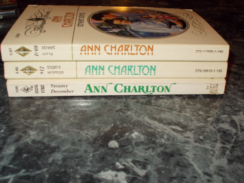 Harlequin Presents Ann Charlton lot of 3 contemporary romance paperbacks