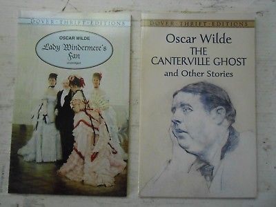 2 Oscar Wilde Dover Thrift Edition Paperback Books, Windermere's & Can BOGO